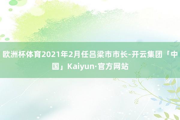 欧洲杯体育2021年2月任吕梁市市长-开云集团「中国」Kaiyun·官方网站